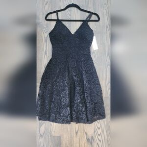 Elegant Black Lace Dress
